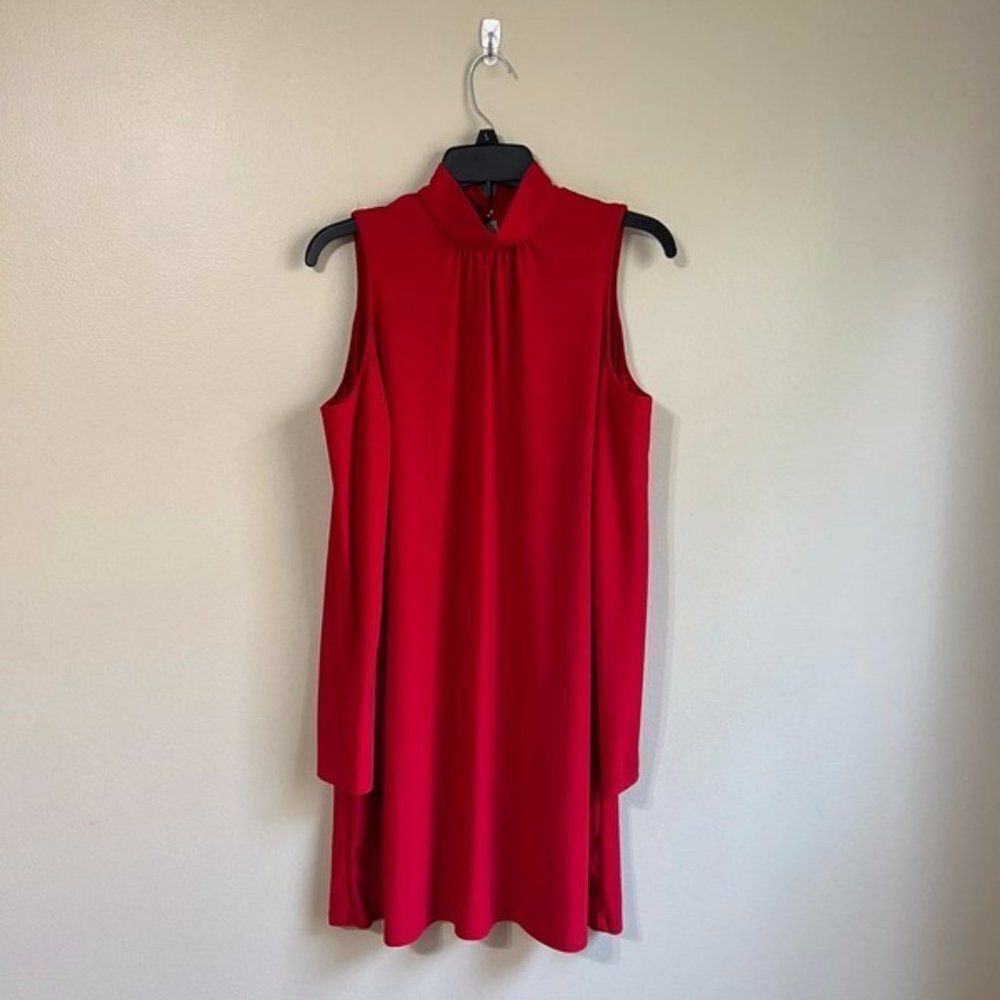 Kensie medium cold shoulder red dress